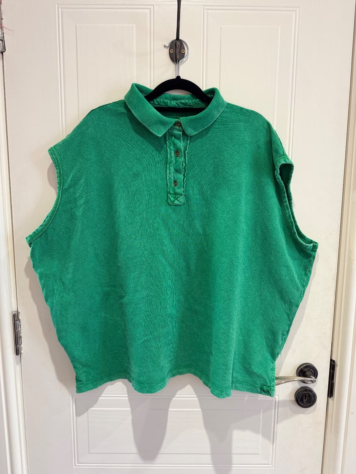 Free People We The Free Keep On Polo Shirt Green