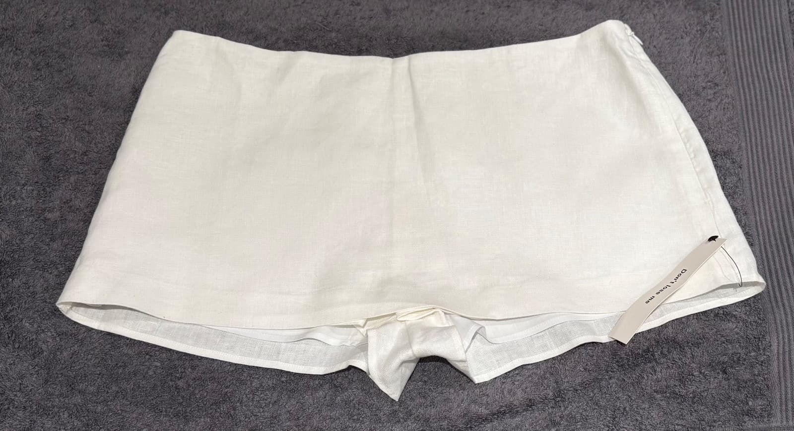 Reformation Mia Low Waist Linen Skort RRP £128